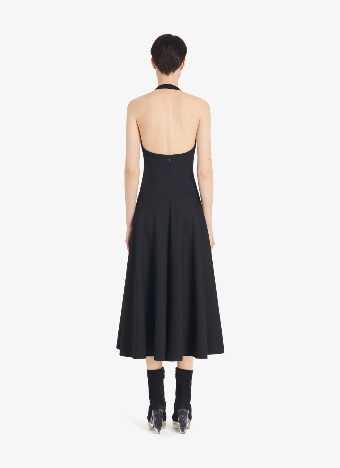 Robe d’été longue en laine ALAÏA ROBE D’ÉTÉ LONGUE EN LAINE NOIR